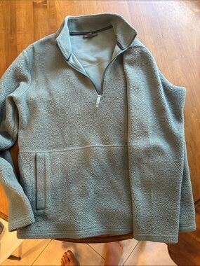 Free Fly Apparel Men's Half-Zip Fleece Pullover - Sage Green